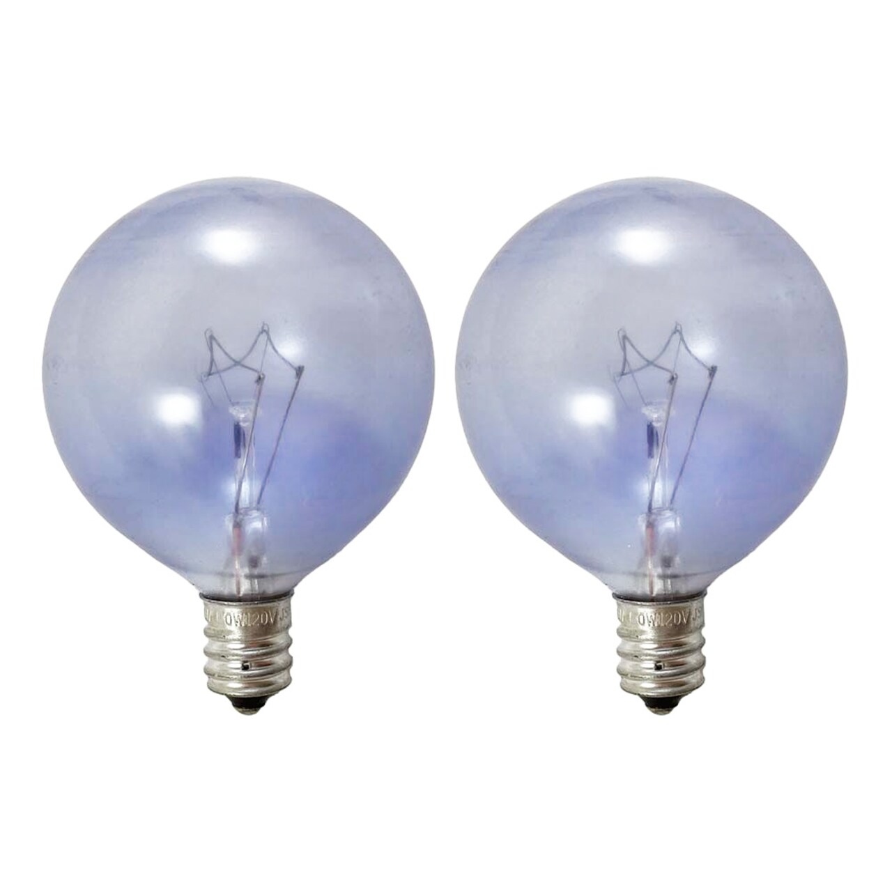 2Pk - Philips 40w 120v G16.5 Globe Daylight Full Spectrum Light Bulb
